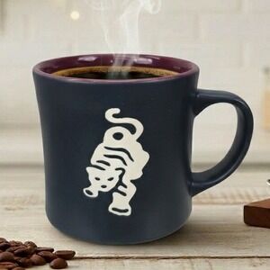 Starbucks Year of the Tiger Mug 2012 Matte Black New Bone China Coffee Cup 12oz